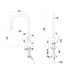 Artinox Therion Outdoor Pull-out kitchen tap with Jet