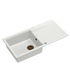 Quadron Evan 146 XL White Patinated Brass inset kitchen sink