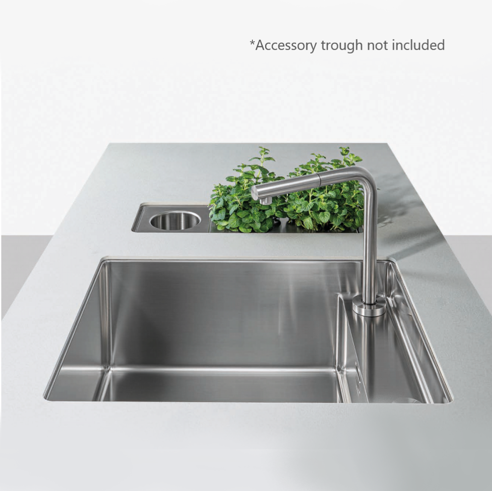 Artinox Ghost 60, concealable kitchen sink