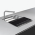 Artinox Ghost 60, concealable kitchen sink