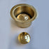 Flange, Stopper & Air-switch Button GOLD finish (stable) for Insinkerator