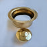 Flange, Stopper & Air-switch Button GOLD finish (stable) for Insinkerator
