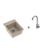 Quadron Johnny 90 River Sand topmount sink