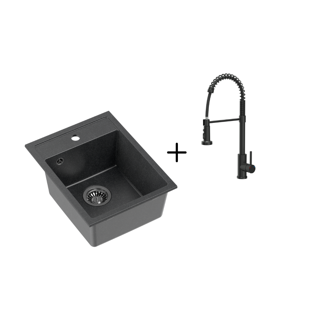 Quadron Johnny 90 Black Diamond topmount sink