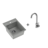Quadron Johnny 90 Silver Stone topmount sink