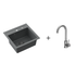 Quadron Johnny 110 Silver Stone sink