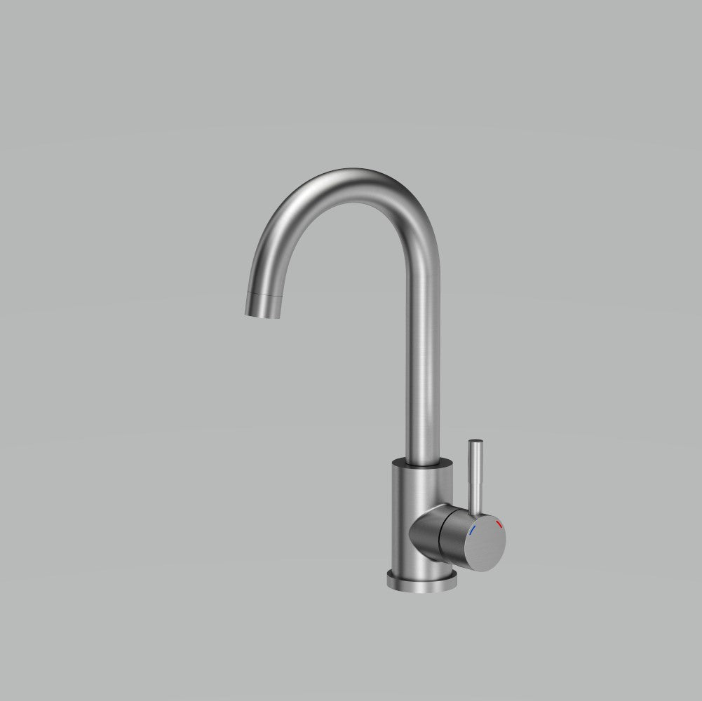 Quadron Kate kitchen tap, Brushed Steel