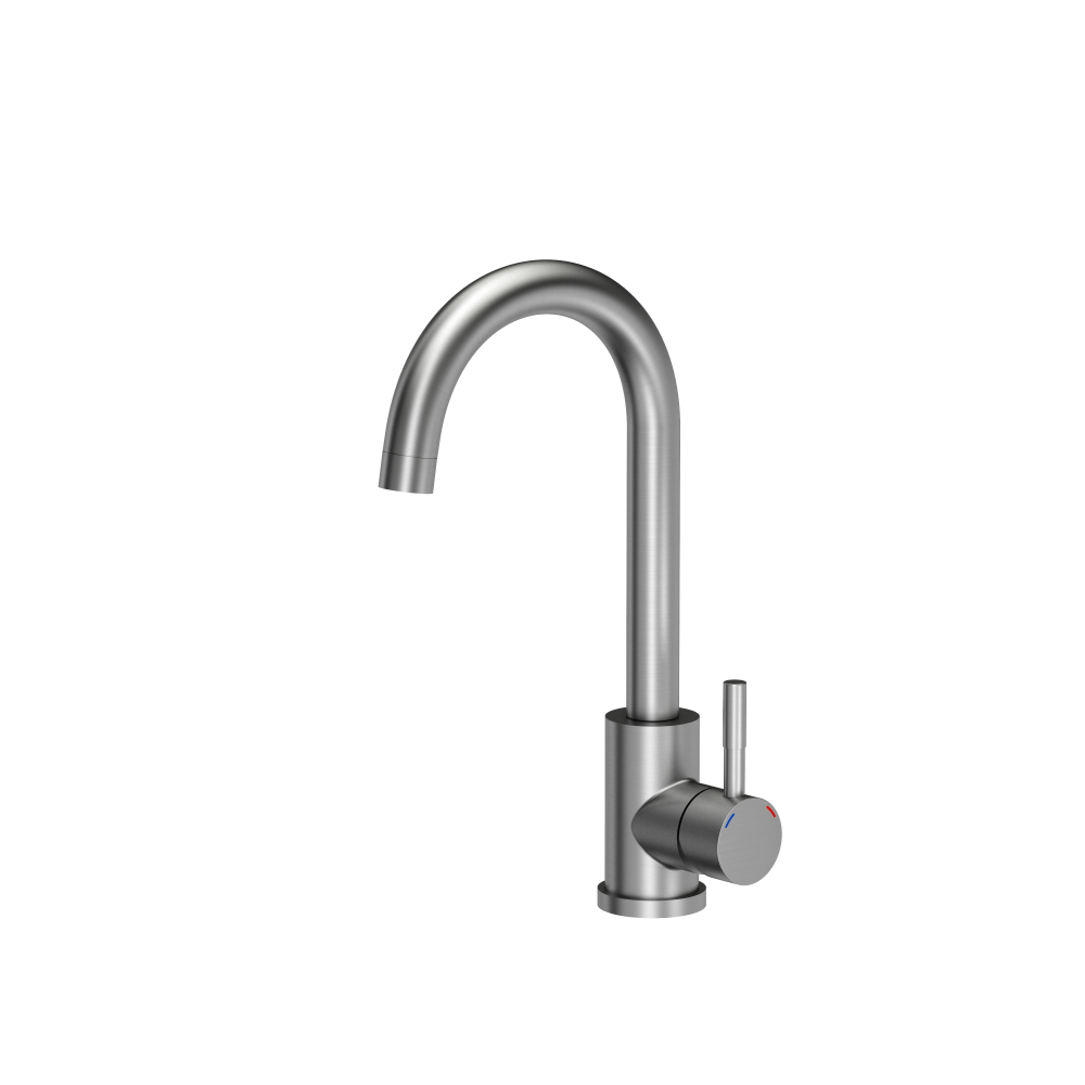Quadron Kate kitchen tap, Brushed Steel