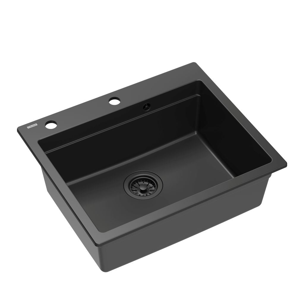 Quadron Kurt Pure Carbon inset kitchen workstation