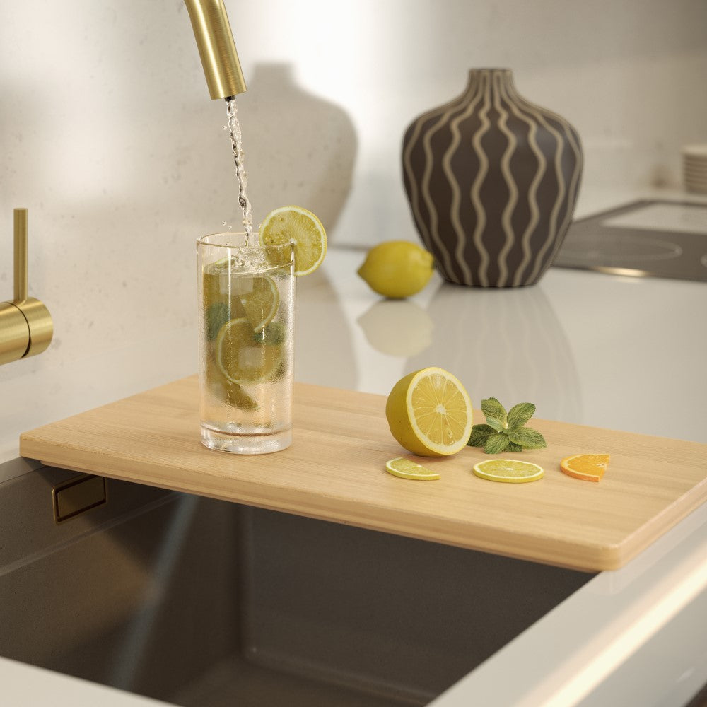 Quadron Logan 100 Grey, undermount sink