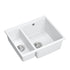 Quadron Logan 151 White, topmount or undermount sink