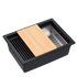 Quadron Logan 100 Pure Carbon Mix & Match, undermount sink