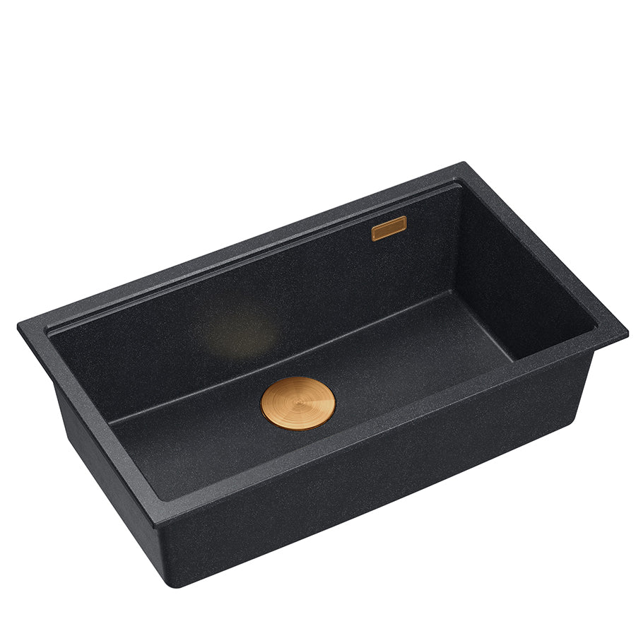 Quadron Logan 110 Black Mix & Match, topmount or undermount sink