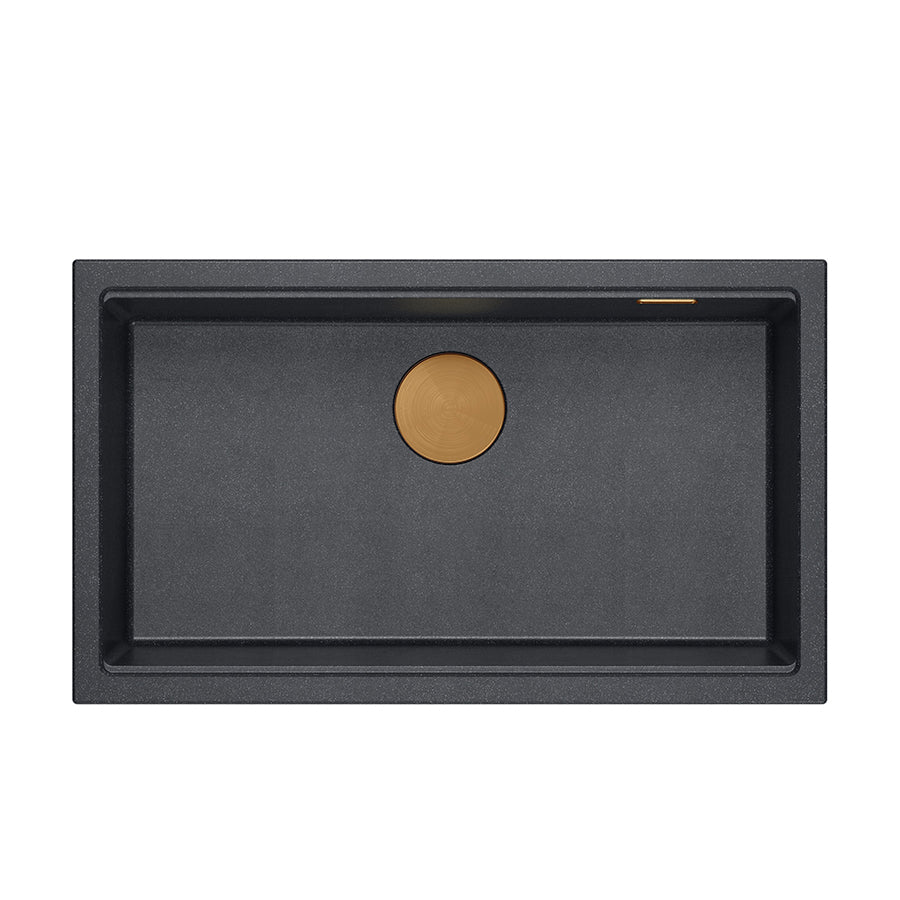 Quadron Logan 110 Black Mix & Match, topmount or undermount sink