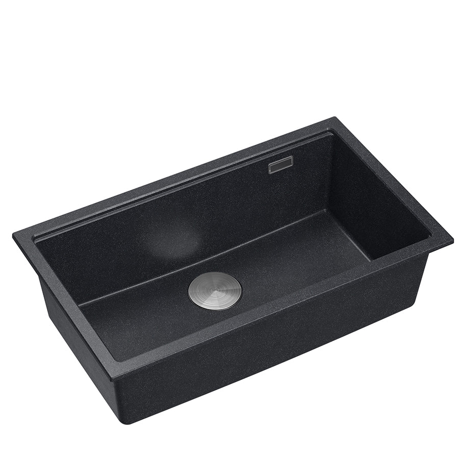 Quadron Logan 110 Black Mix & Match, topmount or undermount sink