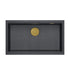 Quadron Logan 110 Black Mix & Match, topmount or undermount sink
