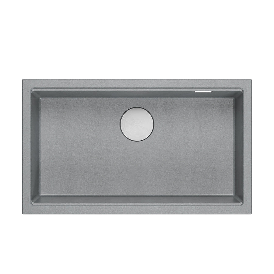 Quadron Logan 110 Silver Stone, topmount or undermount sink