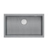 Quadron Logan 110 Silver Stone, topmount or undermount sink