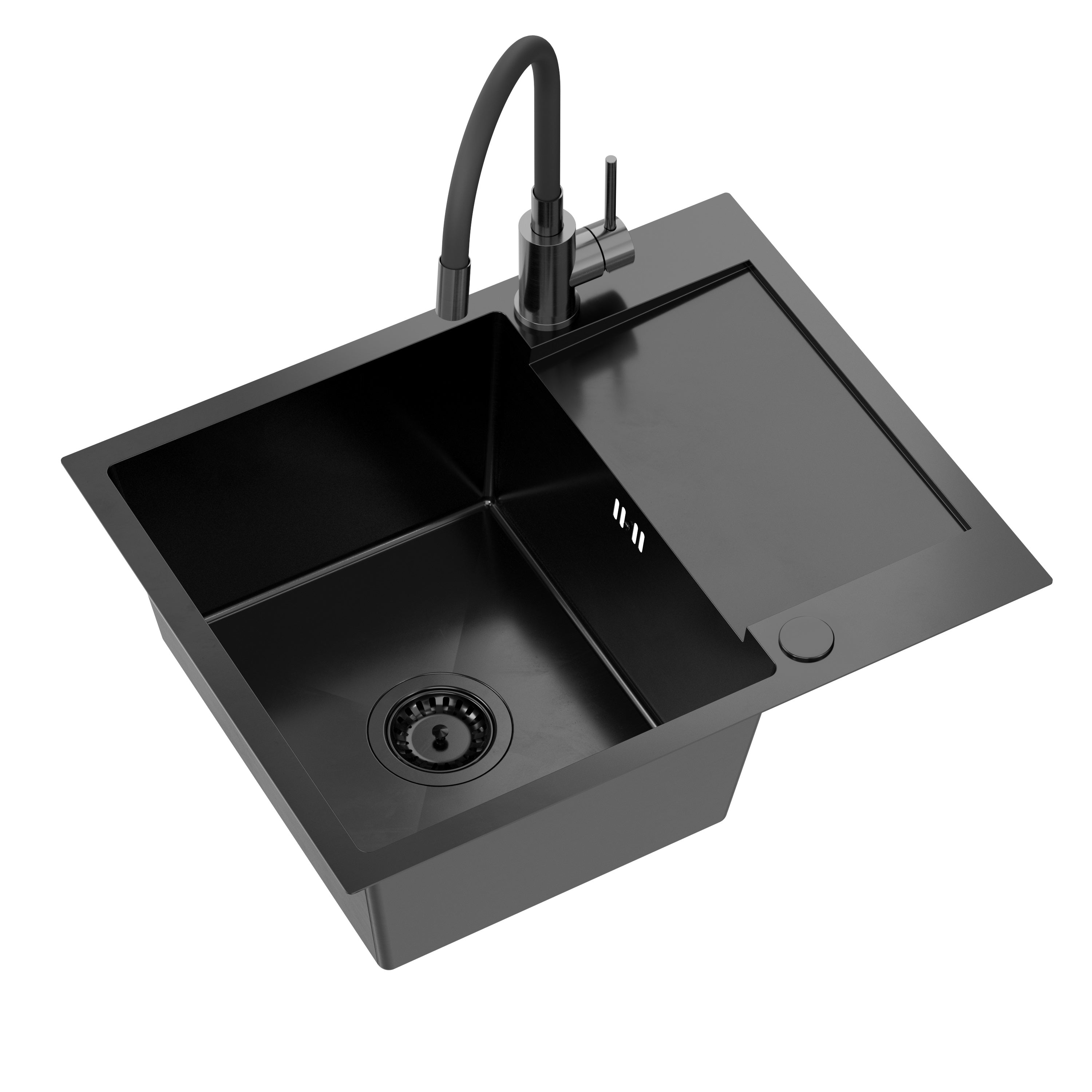 Quadron Luke 116 Black PVD Nano kitchen sink