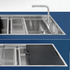 Artinox Layer BRL 74, top or undermount multi-level sink