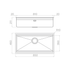 Artinox Layer SBR 81, top or undermount multi-level sink