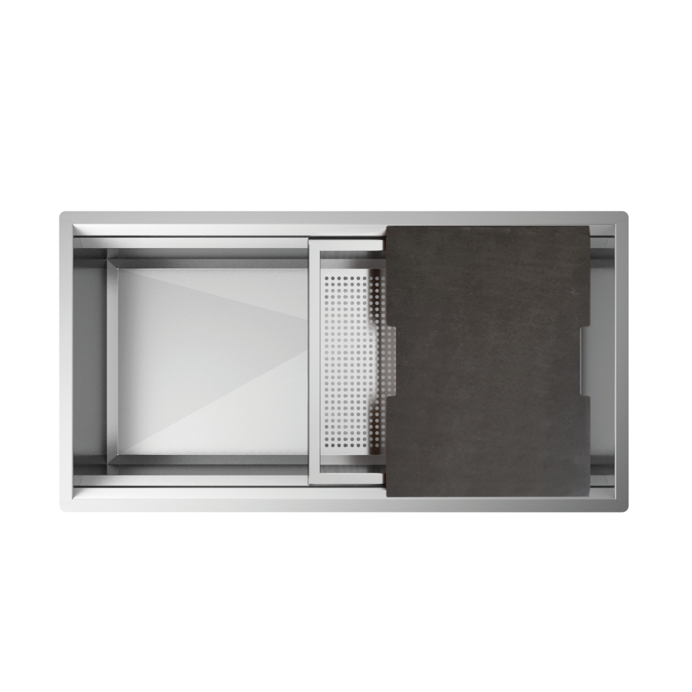 Artinox Layer SBR 81, top or undermount multi-level sink