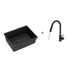 Quadron Logan 100 Pure Carbon, undermount sink