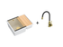 Quadron Logan 151 White Mix & Match, topmount or undermount sink
