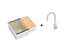 Quadron Logan 151 White Mix & Match, topmount or undermount sink