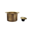 InSinkerator Flange, Stopper, Air-switch Matte Virgin brass (pre-2025 models)