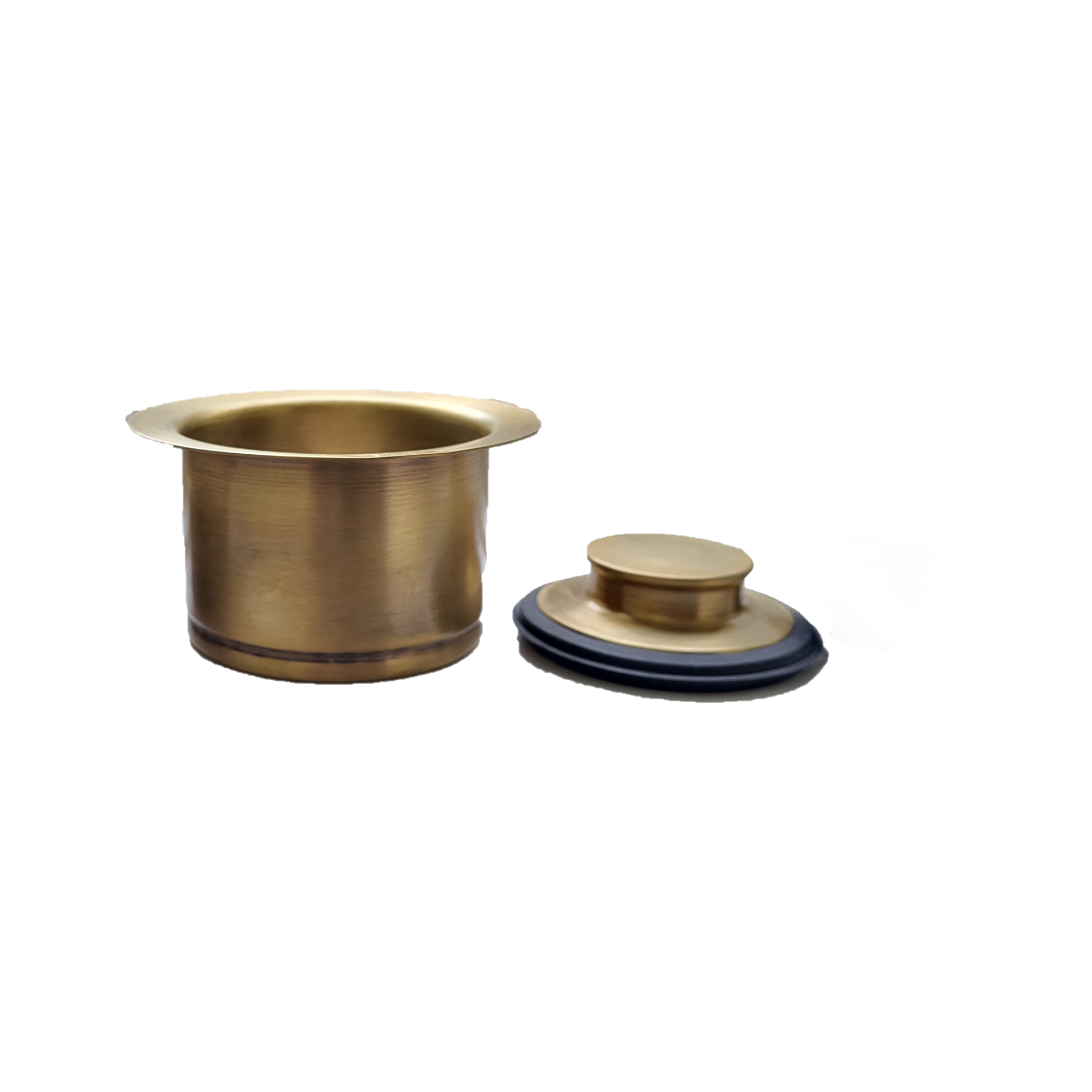 InSinkerator Flange, Stopper, Air-switch Matte Virgin brass (pre-2025 models)