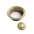 InSinkerator Flange, Stopper, Air-switch Matte Virgin brass (pre-2025 models)