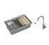 Quadron  Marc 110 Silver Stone inset kitchen workstation