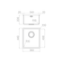 Artinox Radius Marina 34, outdoor kitchen sink