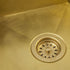 Olif Crudo 50 Virgin Brass kitchen sink, undermount or topmount