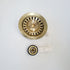 Crudo Single Plumbing Kit with BS Waste & Overflow Matte Virgin Brass