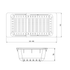 Quadron Colander Adjustable Black 320-460 x 185