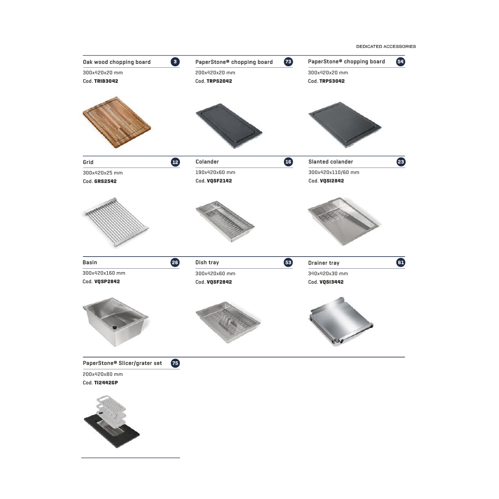 Artinox Mose 60, topmount or undermount sink