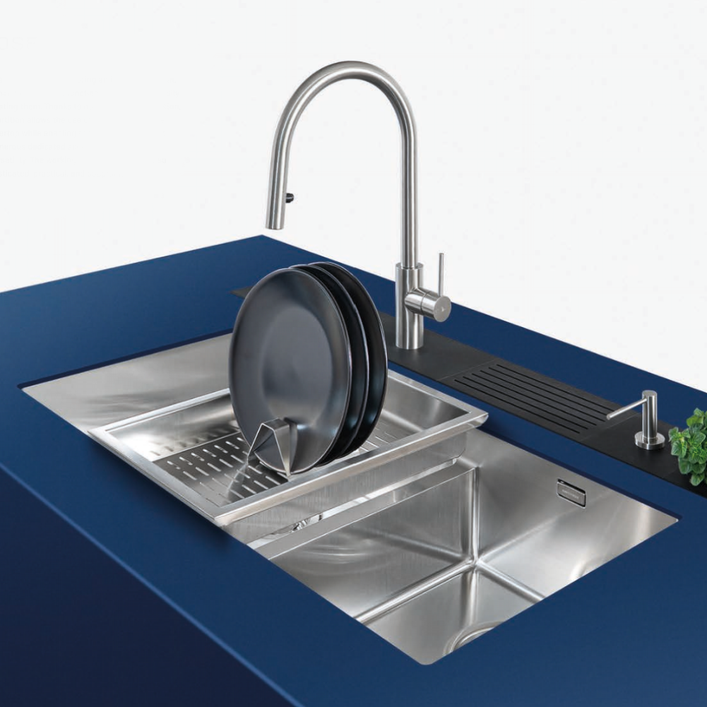 Artinox Mose SB91, topmount or undermount sink