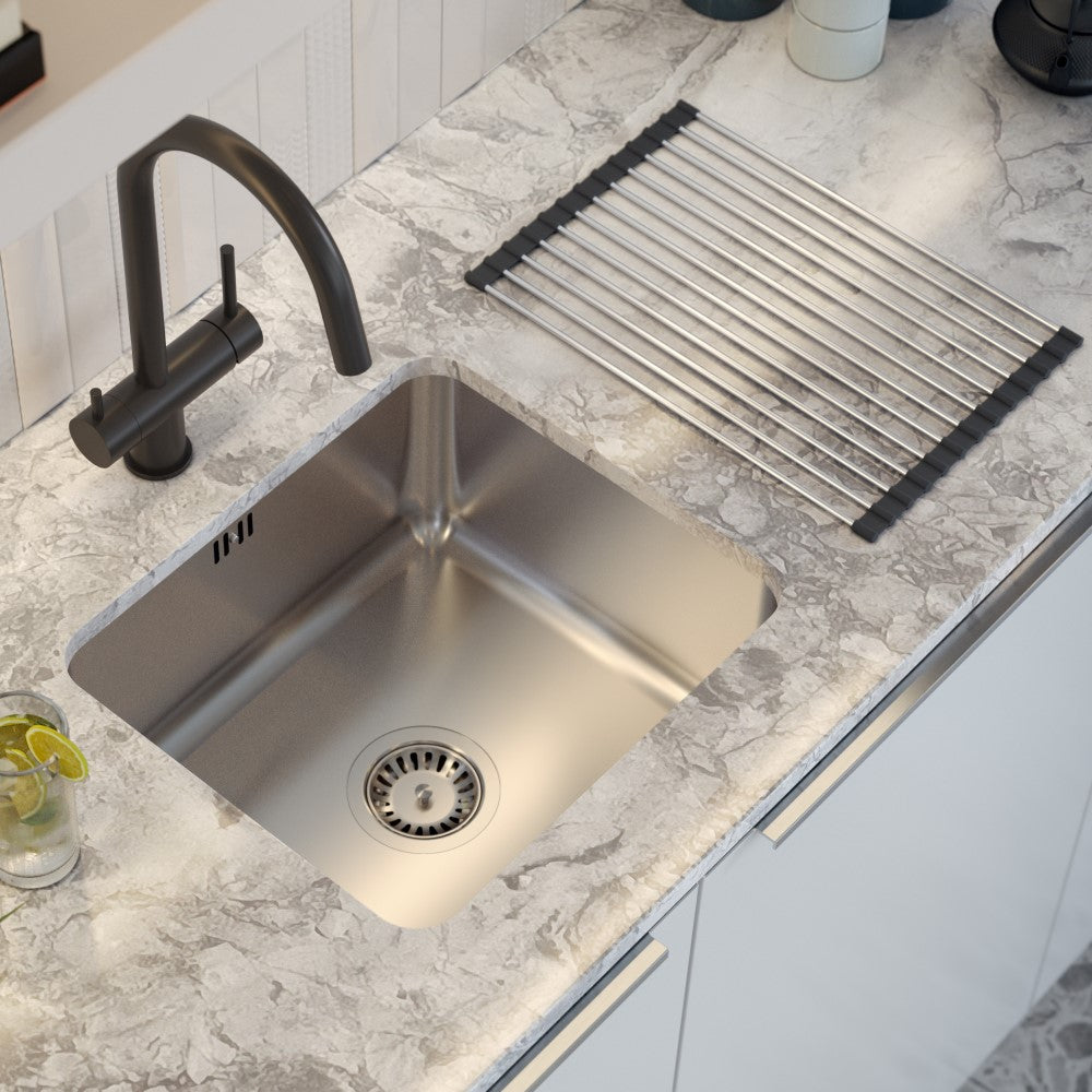 Nicolas Steel kitchen workstation sink, undermount