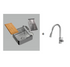 Nicolas Steel kitchen workstation sink, undermount