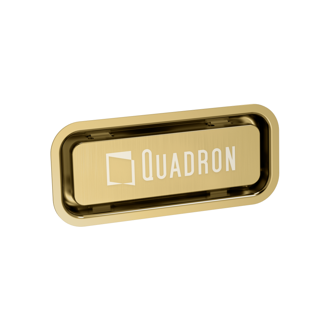 Quadron Nano GOLD PVD (stable) Single Plumbing Kit