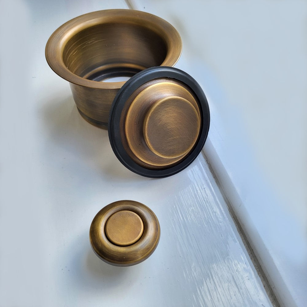 InSinkerator Evolution Plus 750SR PATINATED BRASS food waste disposer