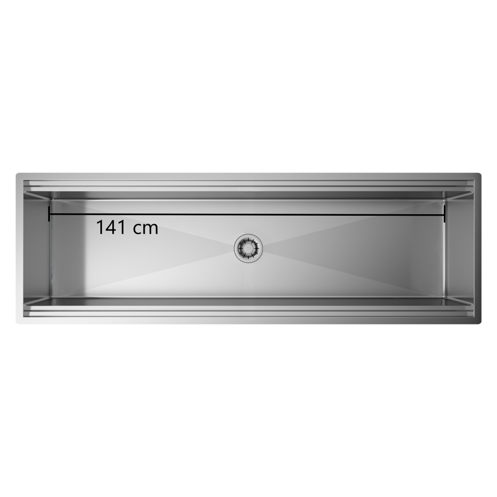 Artinox Planum XL 141, topmount multi-level sink