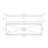 Artinox Planum XL 141, topmount multi-level sink
