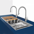 Artinox Planum XL 111, topmount multi-level sink