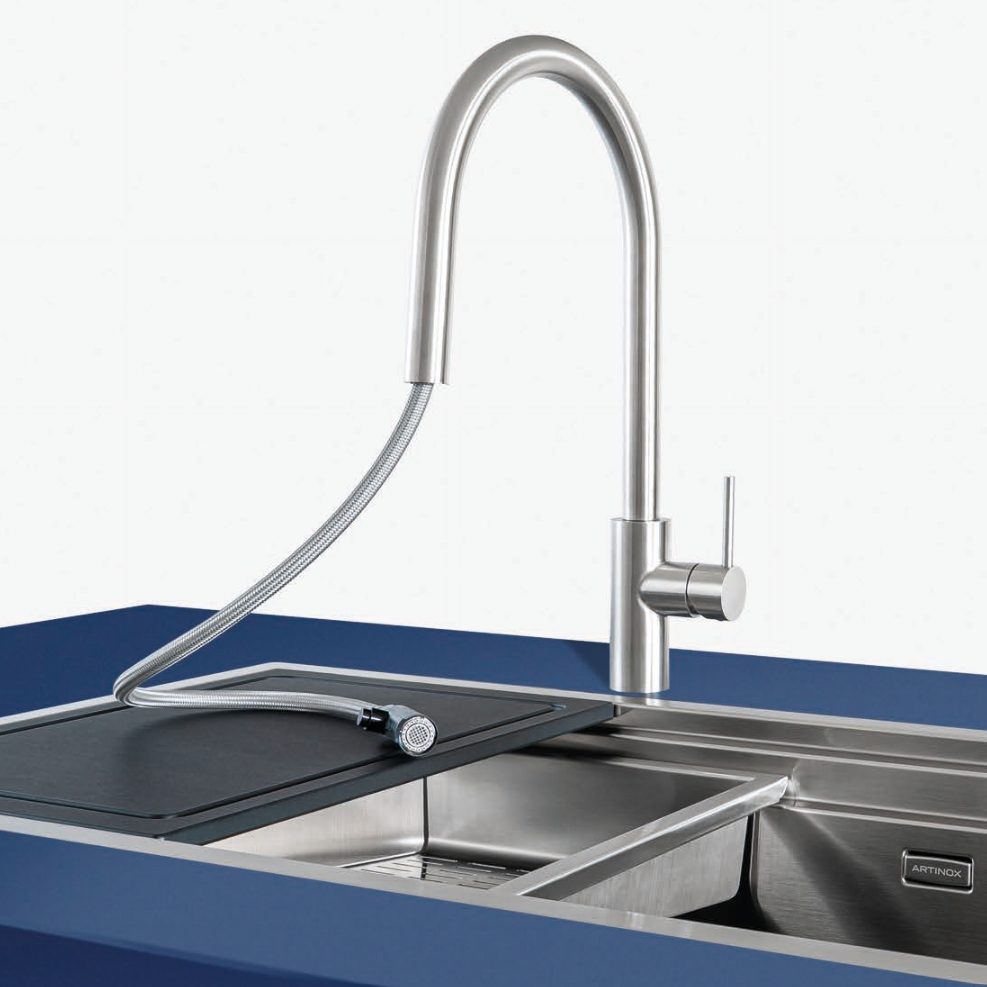Artinox Planum XL 111, topmount multi-level sink