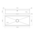 Artinox Planum XT 111 undermount multi-level sink
