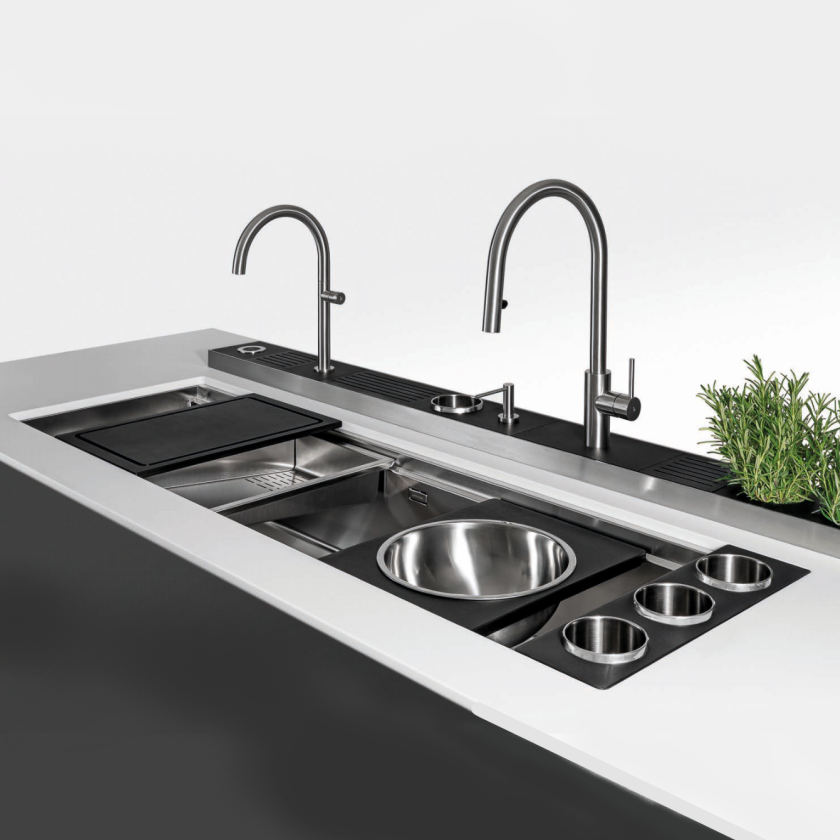 Artinox Planum XT 141 undermount multi-level sink