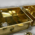 Olif Crudo 34 Virgin Brass kitchen sink, undermount or topmount